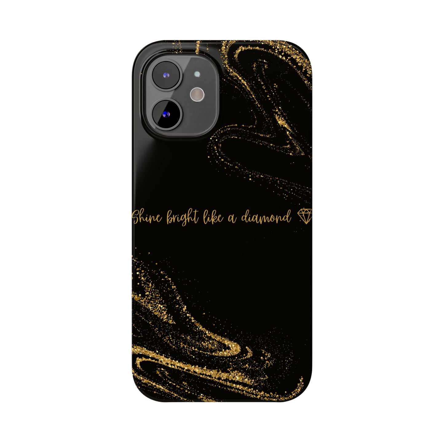 Elegant Glitter Phone Case - "Shine Bright Like a Diamond" Design
