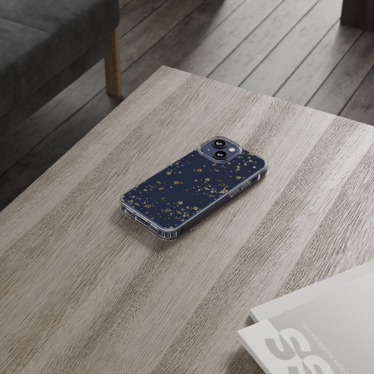 Elegant Glitter Clear Phone Case