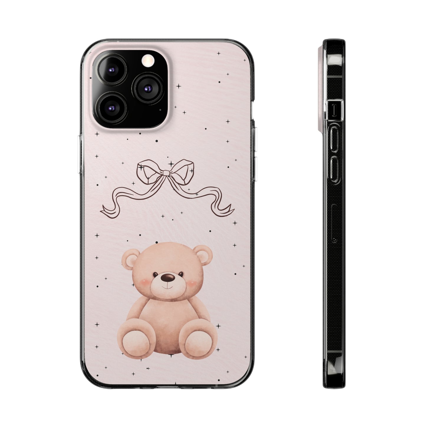 Cute Bear and Bow Phone Case