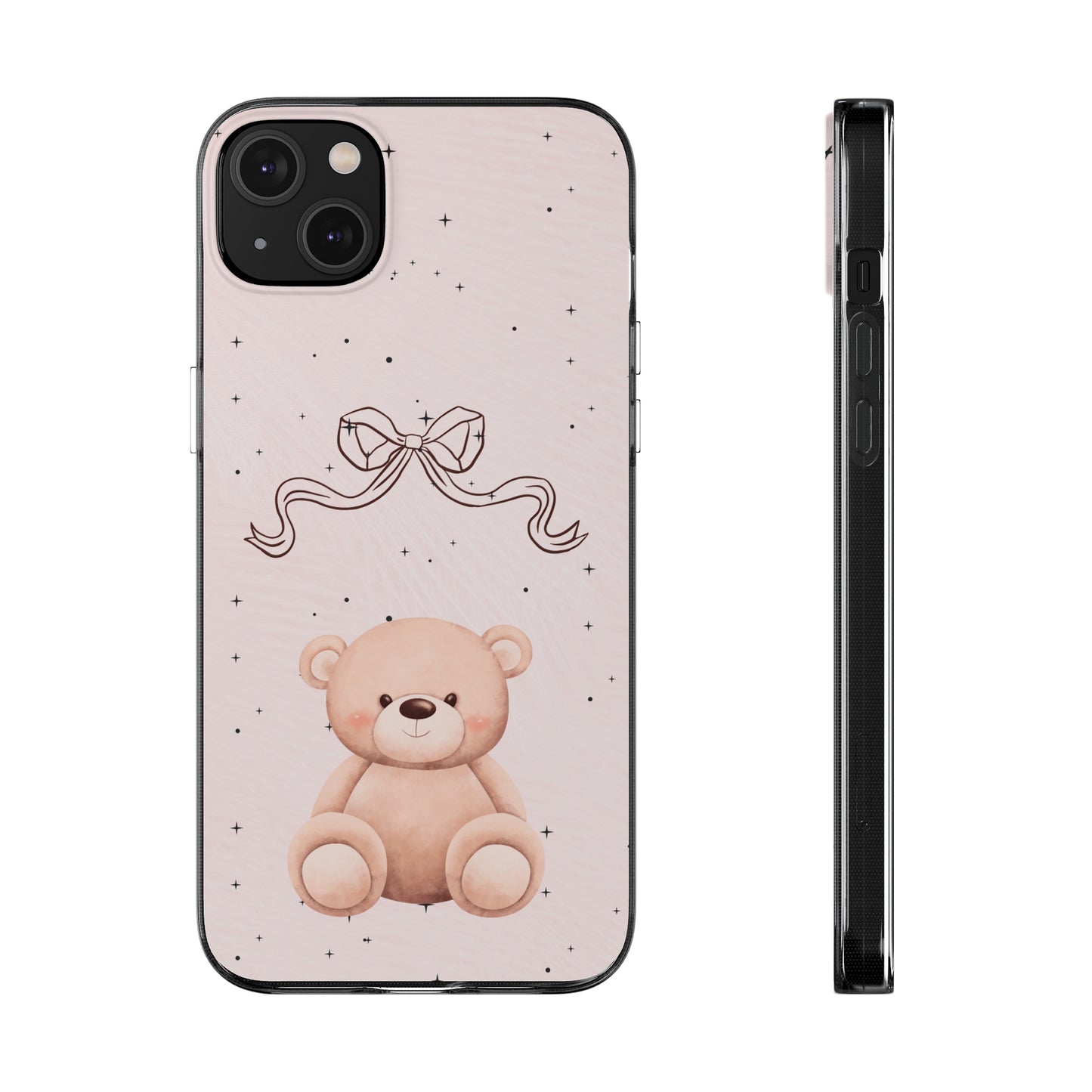 Cute Bear and Bow Phone Case