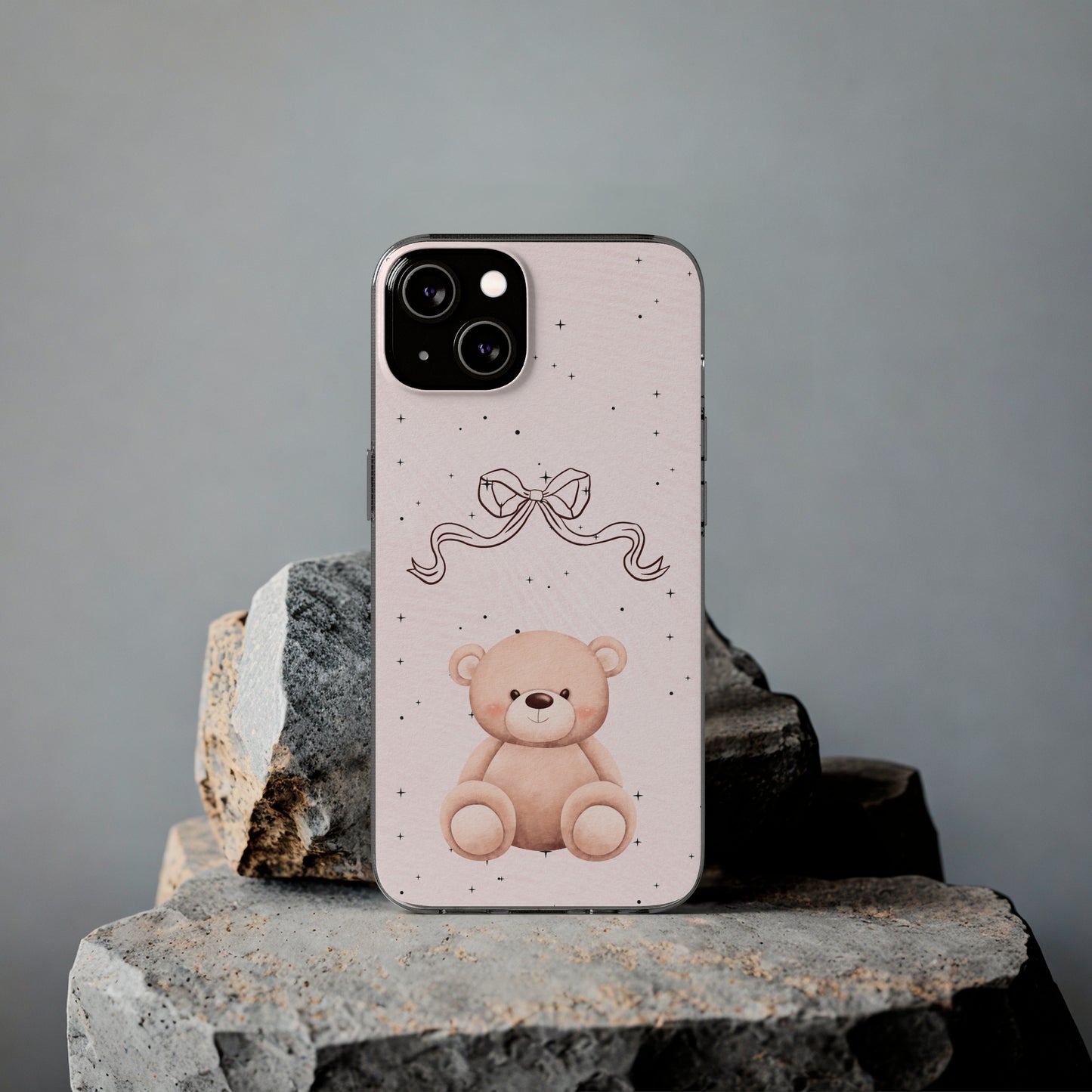 Cute Bear and Bow Phone Case