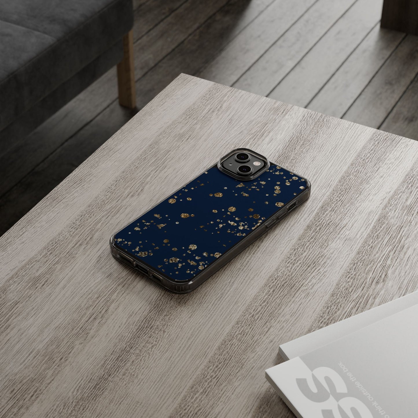 Elegant Glitter Clear Phone Case