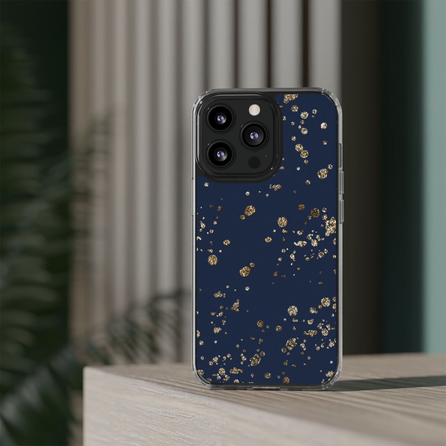 Elegant Glitter Clear Phone Case