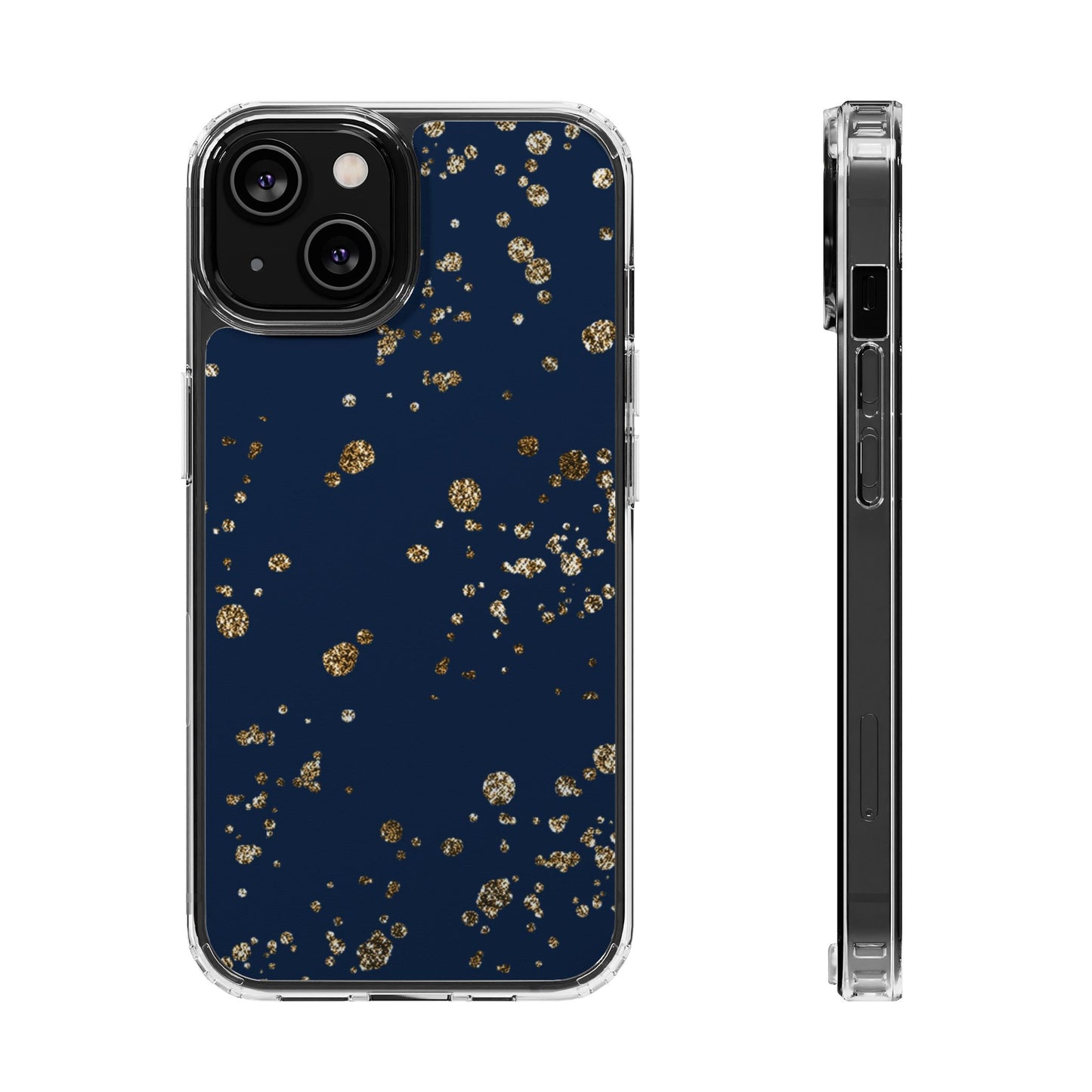 Elegant Glitter Clear Phone Case