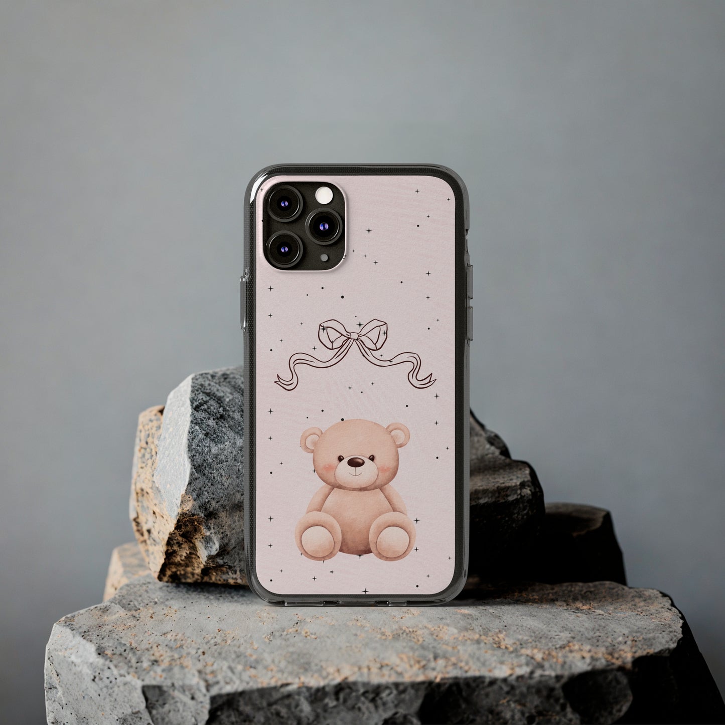 Cute Bear and Bow Phone Case