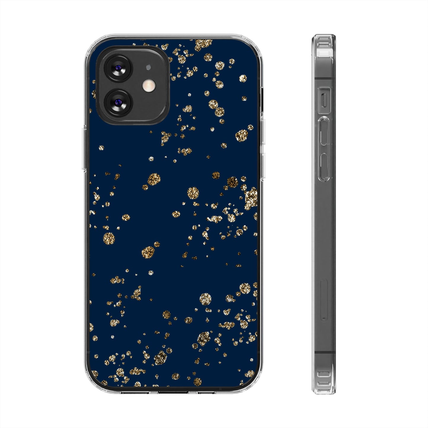 Elegant Glitter Clear Phone Case