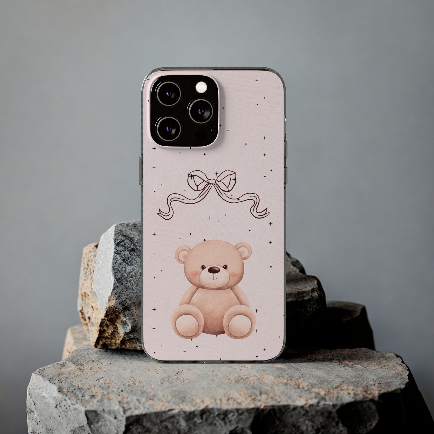Cute Bear and Bow Phone Case