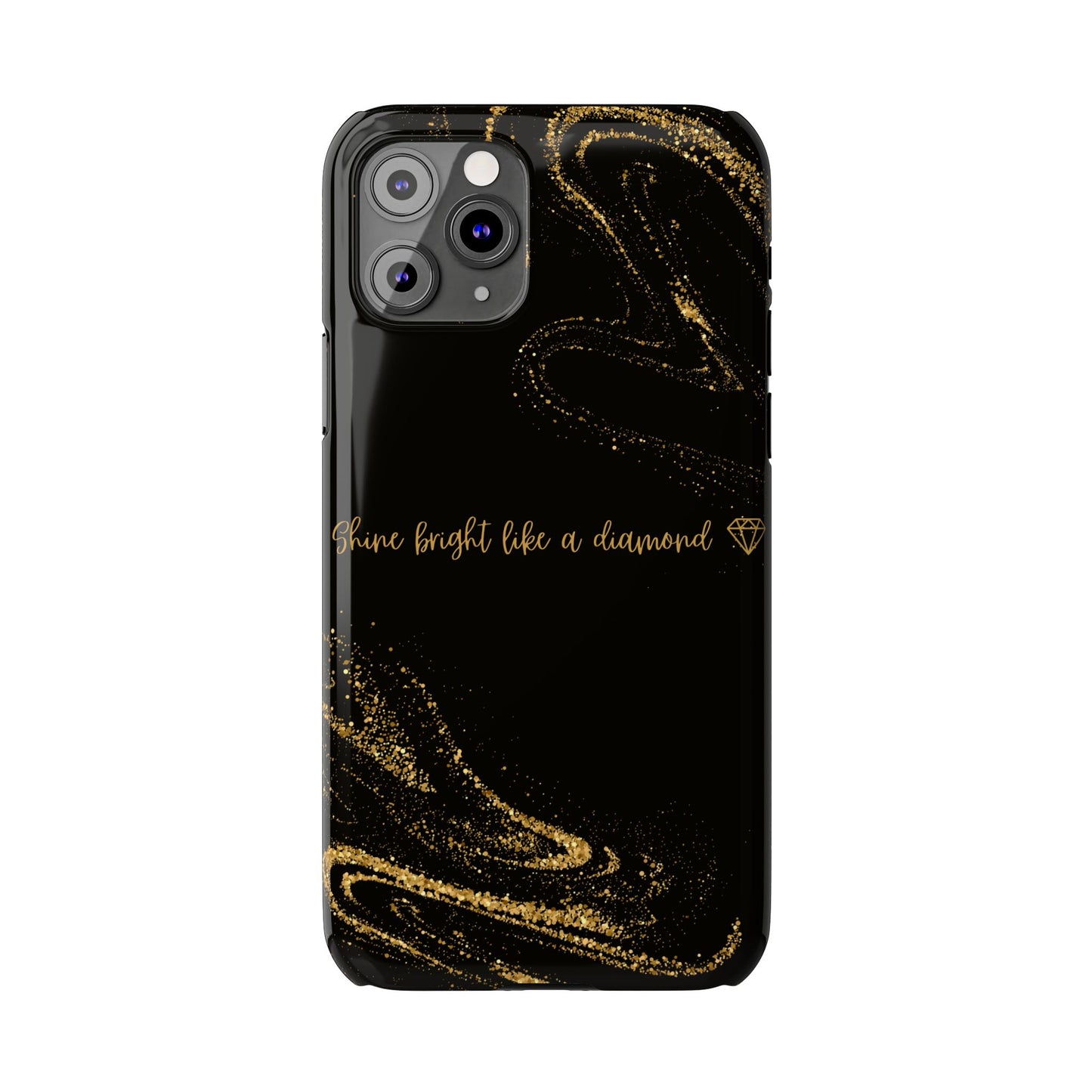Elegant Glitter Phone Case - "Shine Bright Like a Diamond" Design