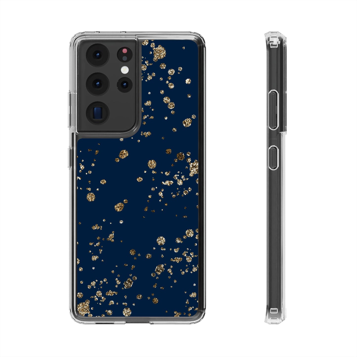 Elegant Glitter Clear Phone Case