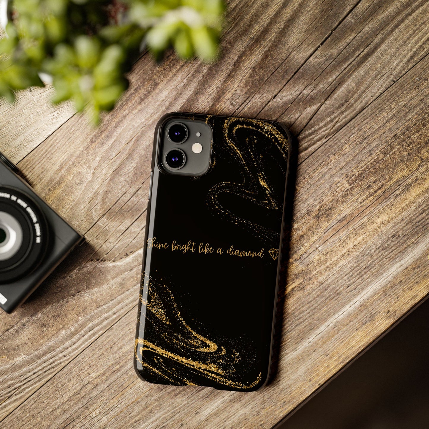 Elegant Glitter Phone Case - "Shine Bright Like a Diamond" Design