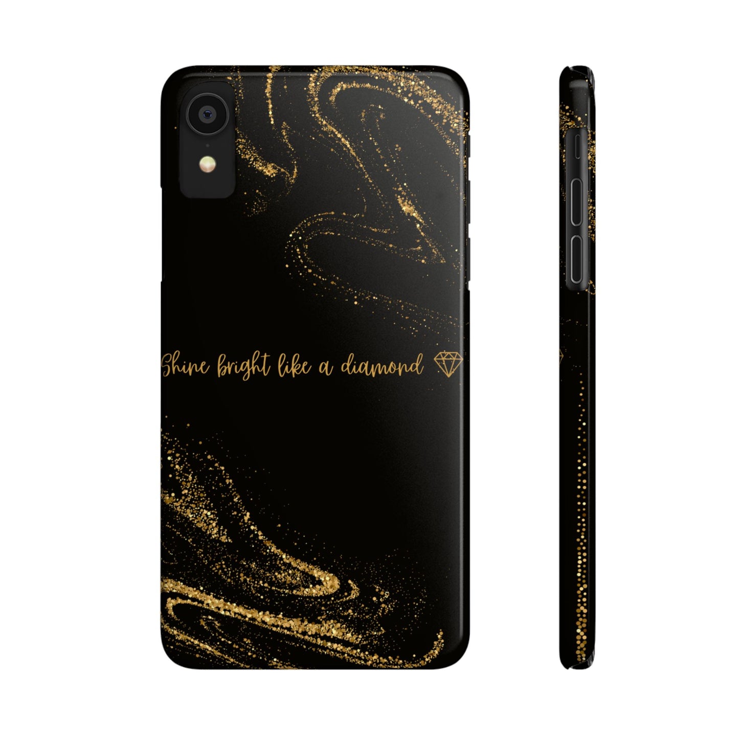 Elegant Glitter Phone Case - "Shine Bright Like a Diamond" Design