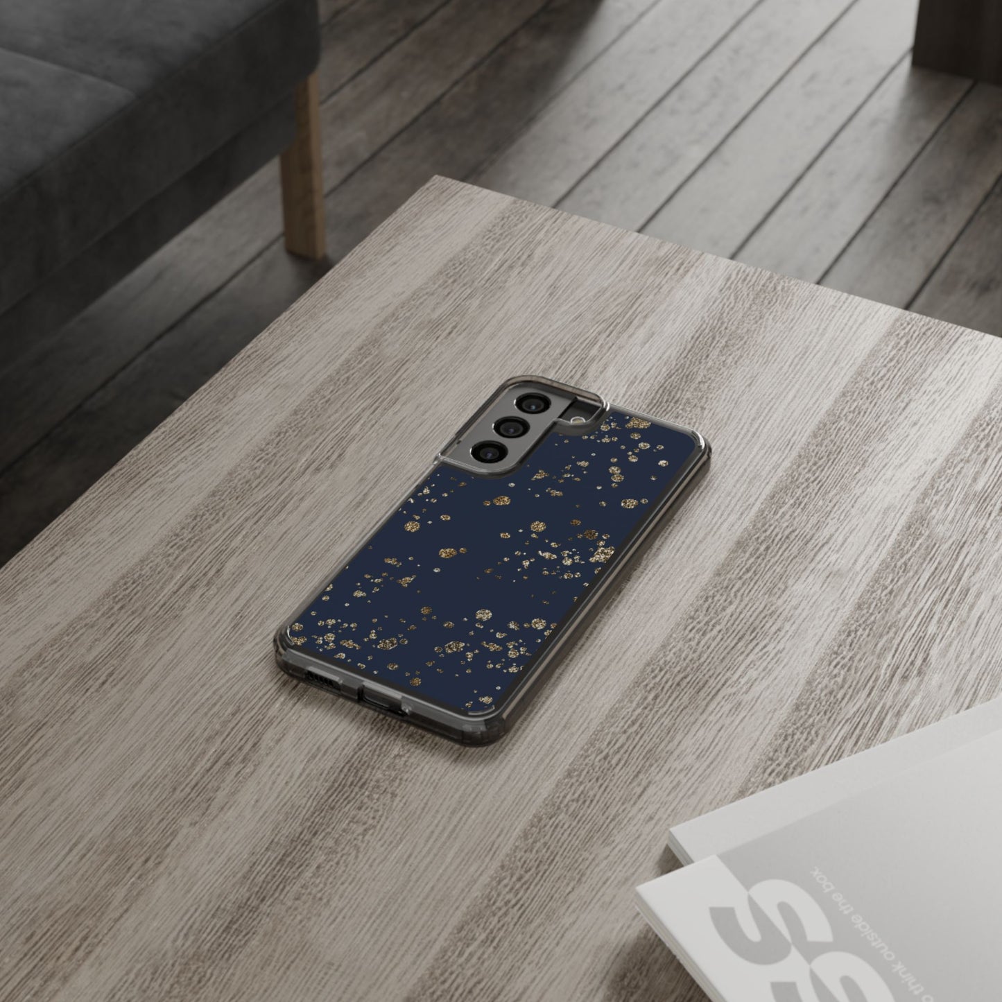 Elegant Glitter Clear Phone Case