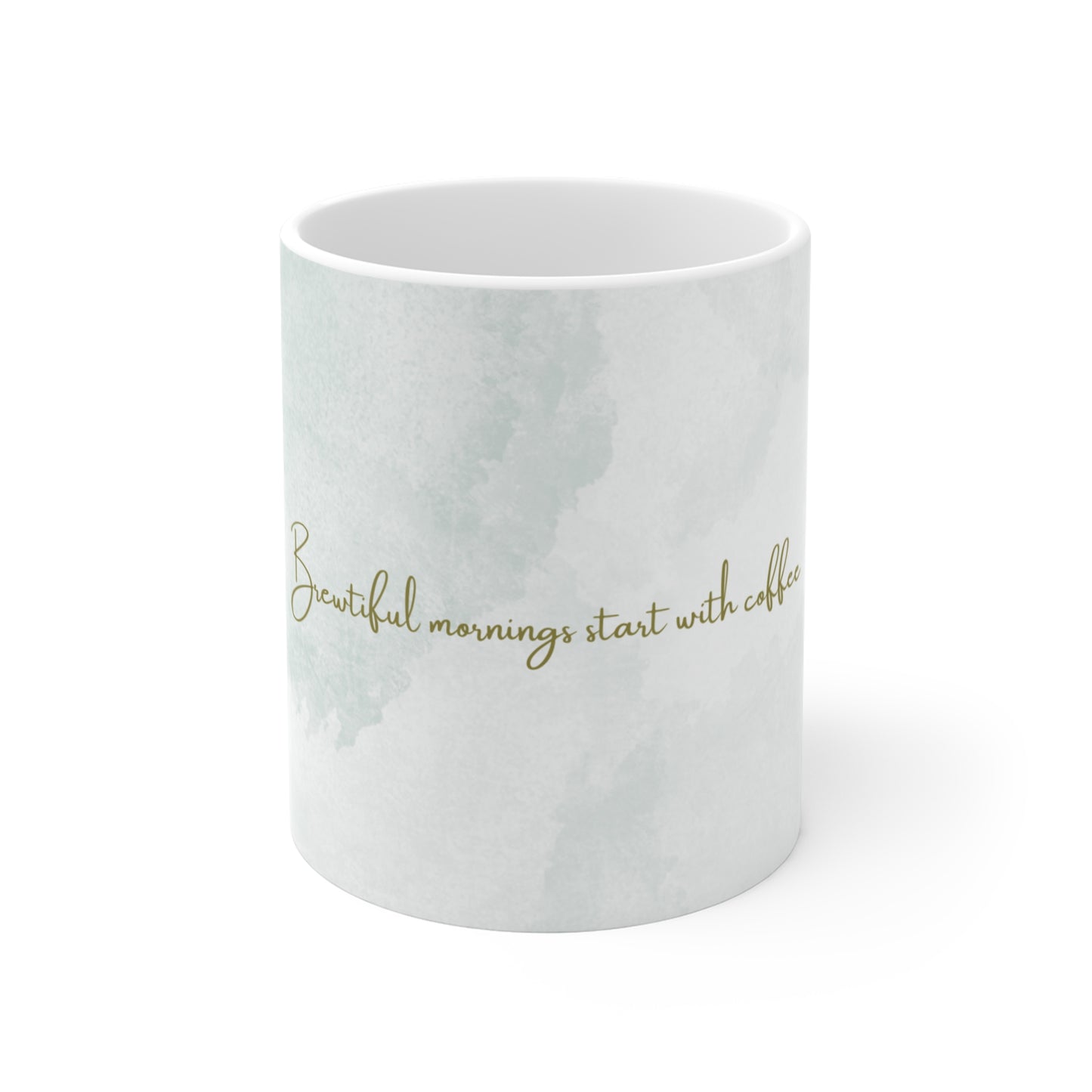 Blue Floral Mug