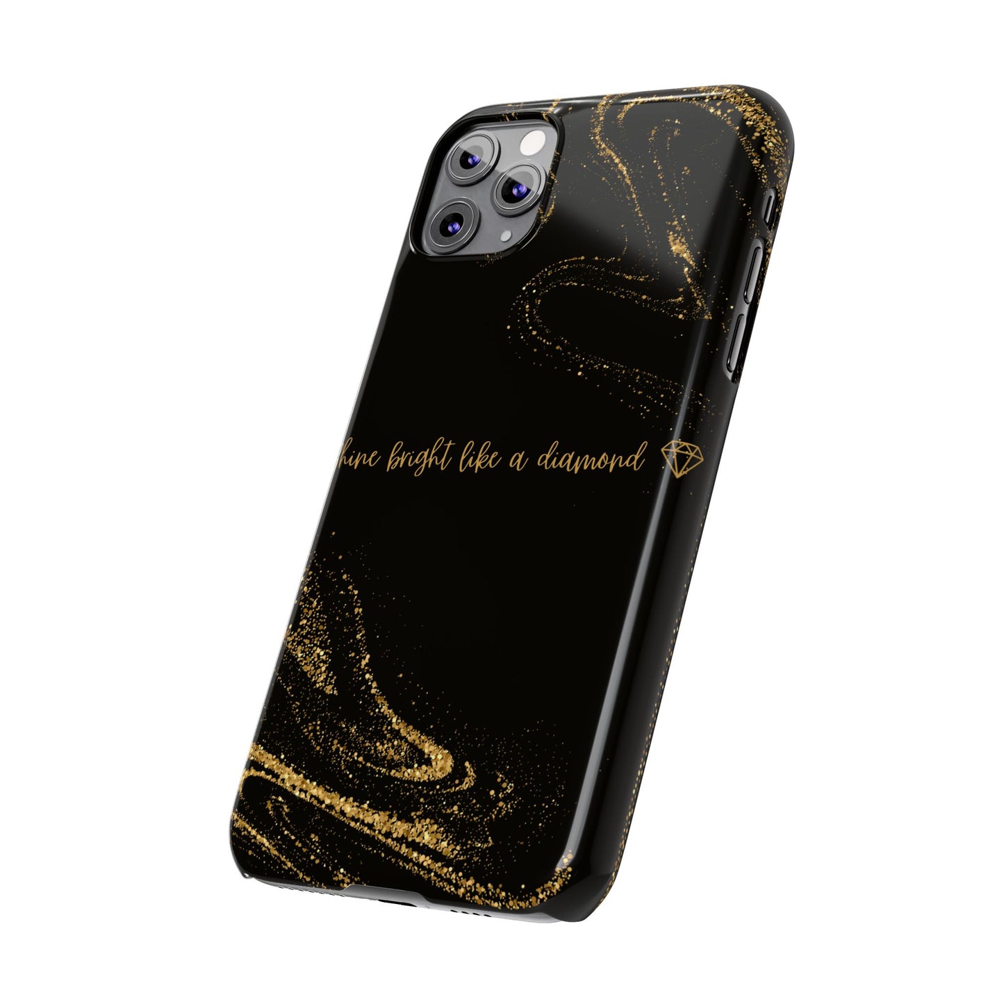 Elegant Glitter Phone Case - "Shine Bright Like a Diamond" Design