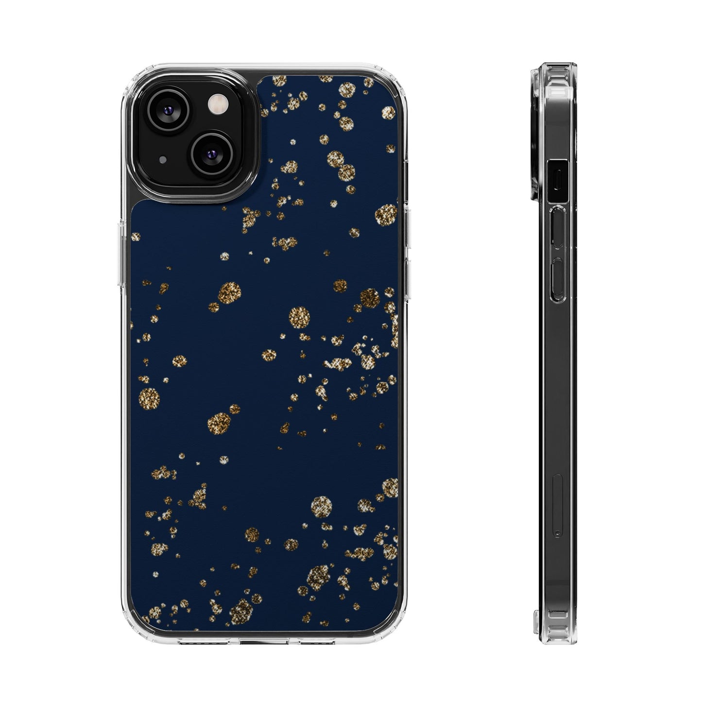 Elegant Glitter Clear Phone Case