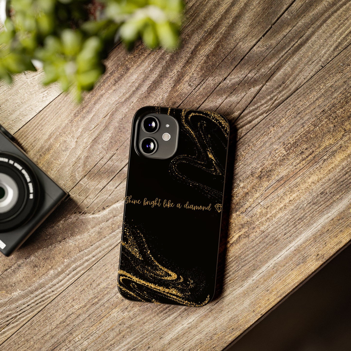Elegant Glitter Phone Case - "Shine Bright Like a Diamond" Design