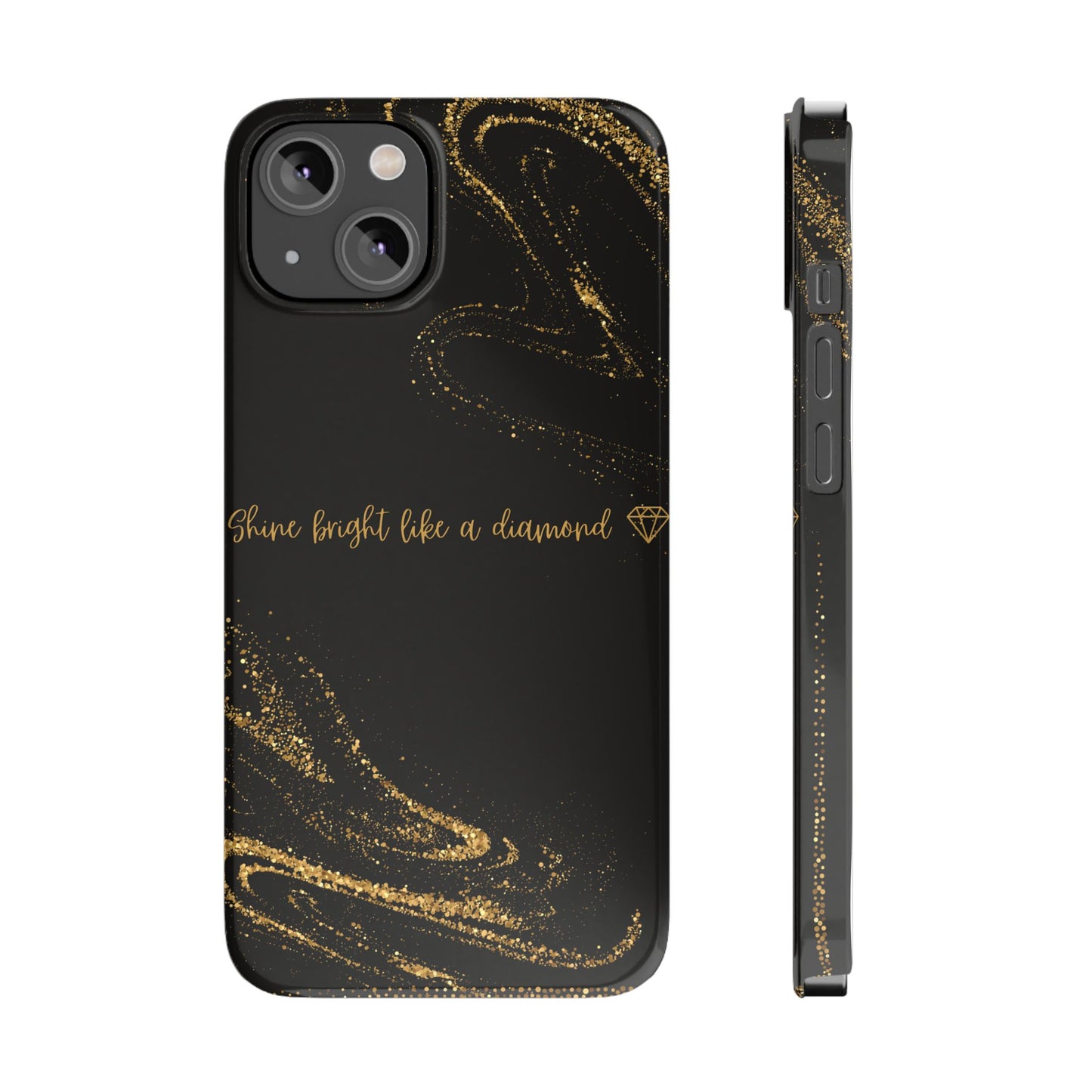 Elegant Glitter Phone Case - "Shine Bright Like a Diamond" Design