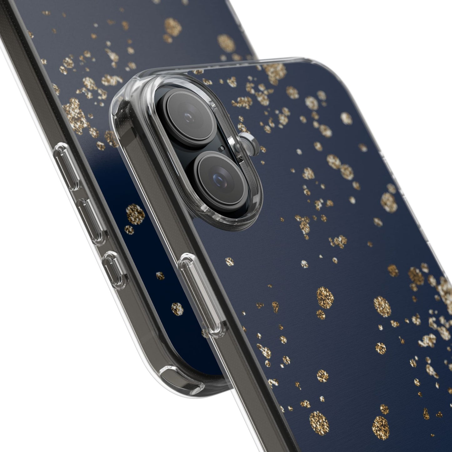 Elegant Glitter Clear Phone Case