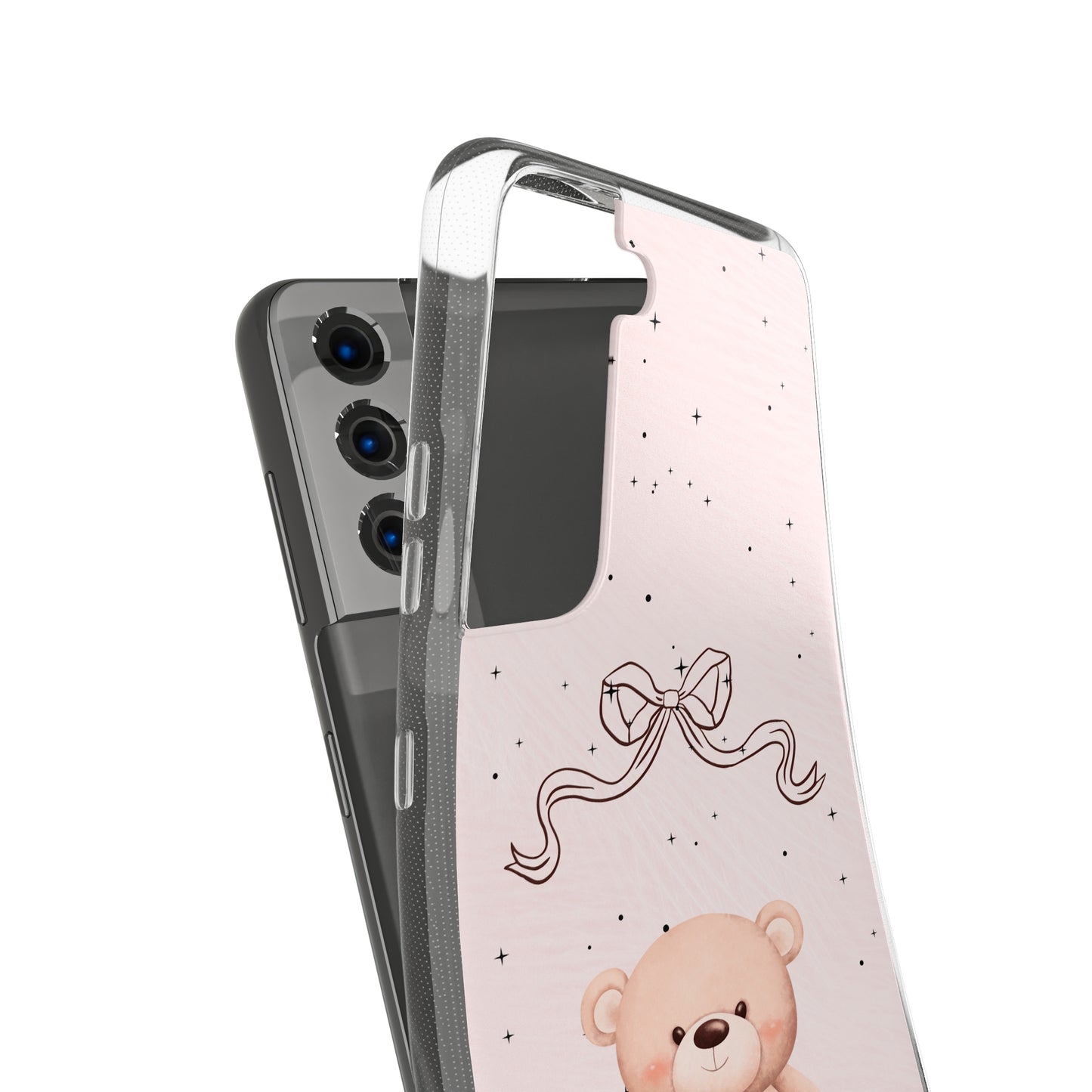 Cute Bear and Bow Phone Case