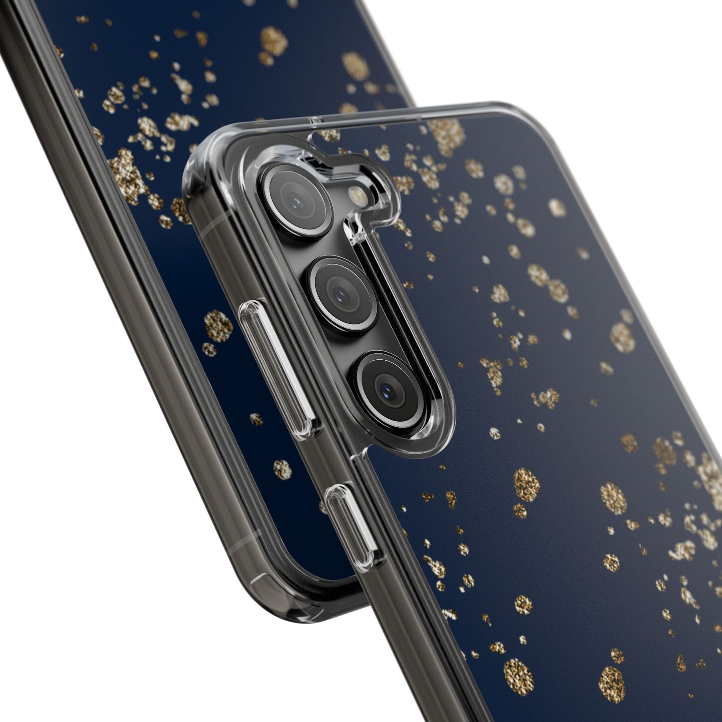 Elegant Glitter Clear Phone Case