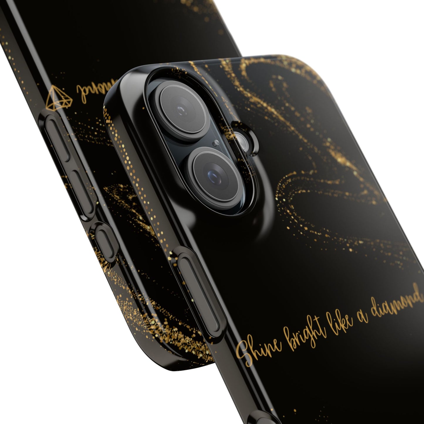 Elegant Glitter Phone Case - "Shine Bright Like a Diamond" Design