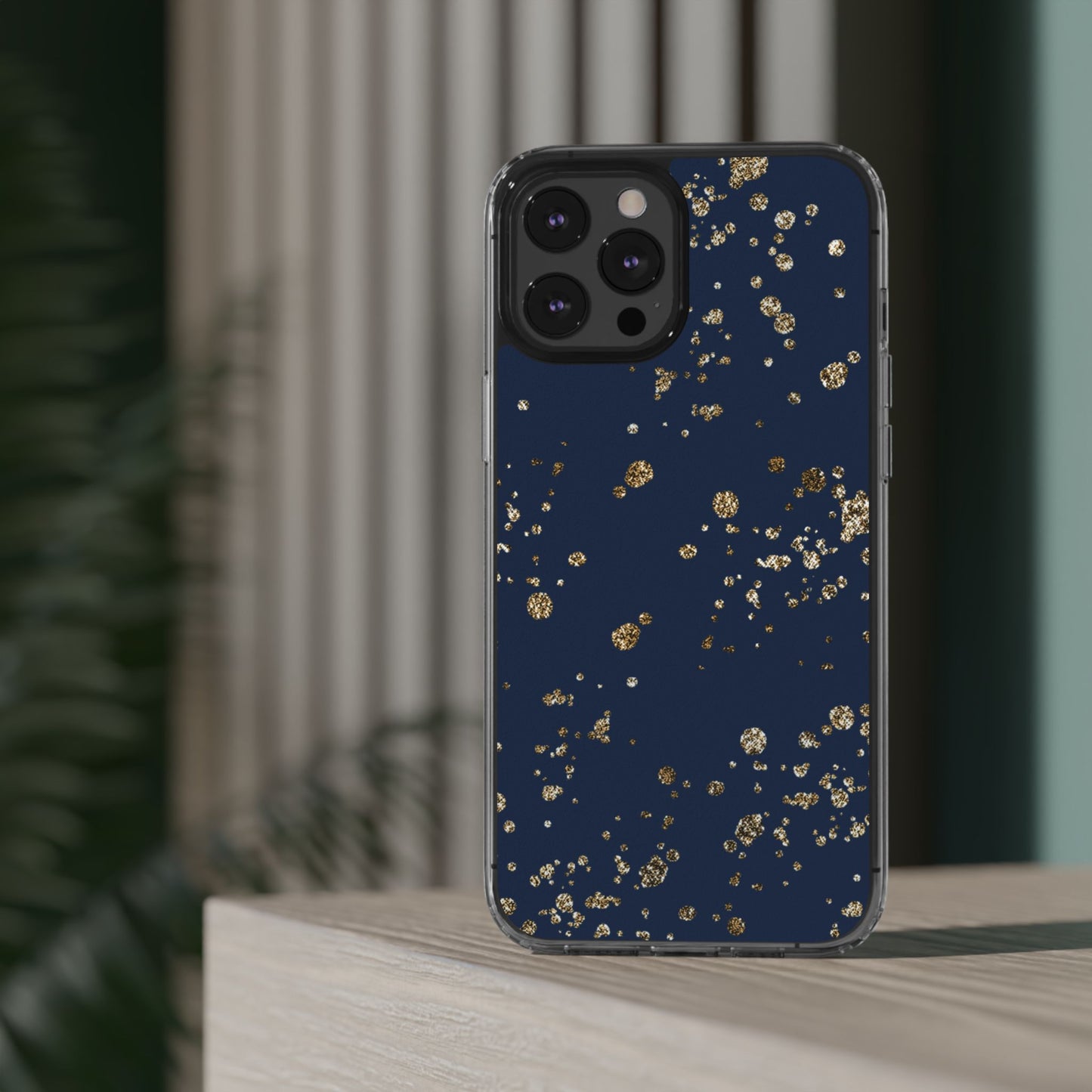 Elegant Glitter Clear Phone Case