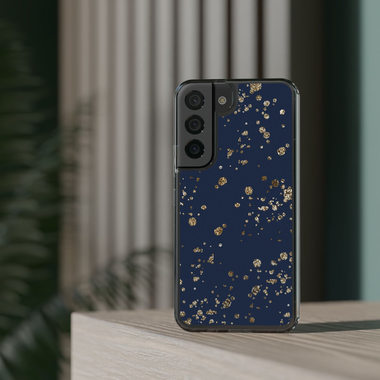 Elegant Glitter Clear Phone Case