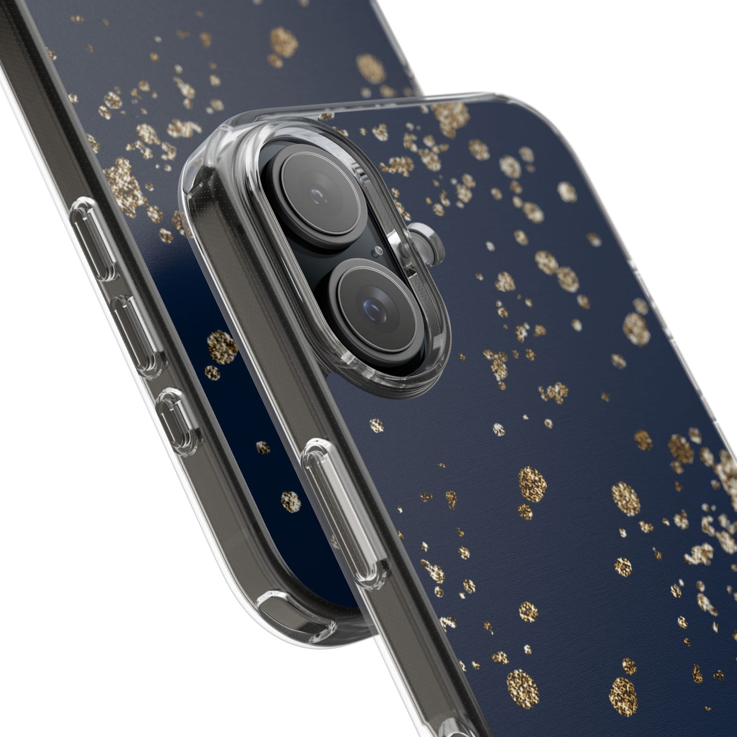 Elegant Glitter Clear Phone Case