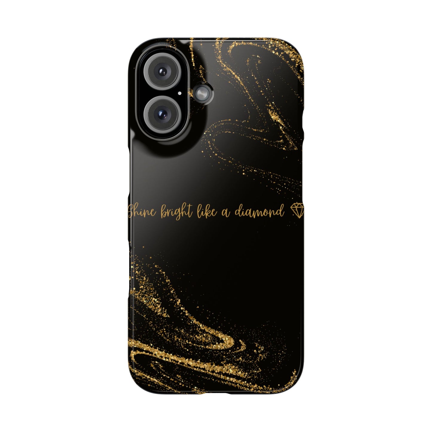 Elegant Glitter Phone Case - "Shine Bright Like a Diamond" Design
