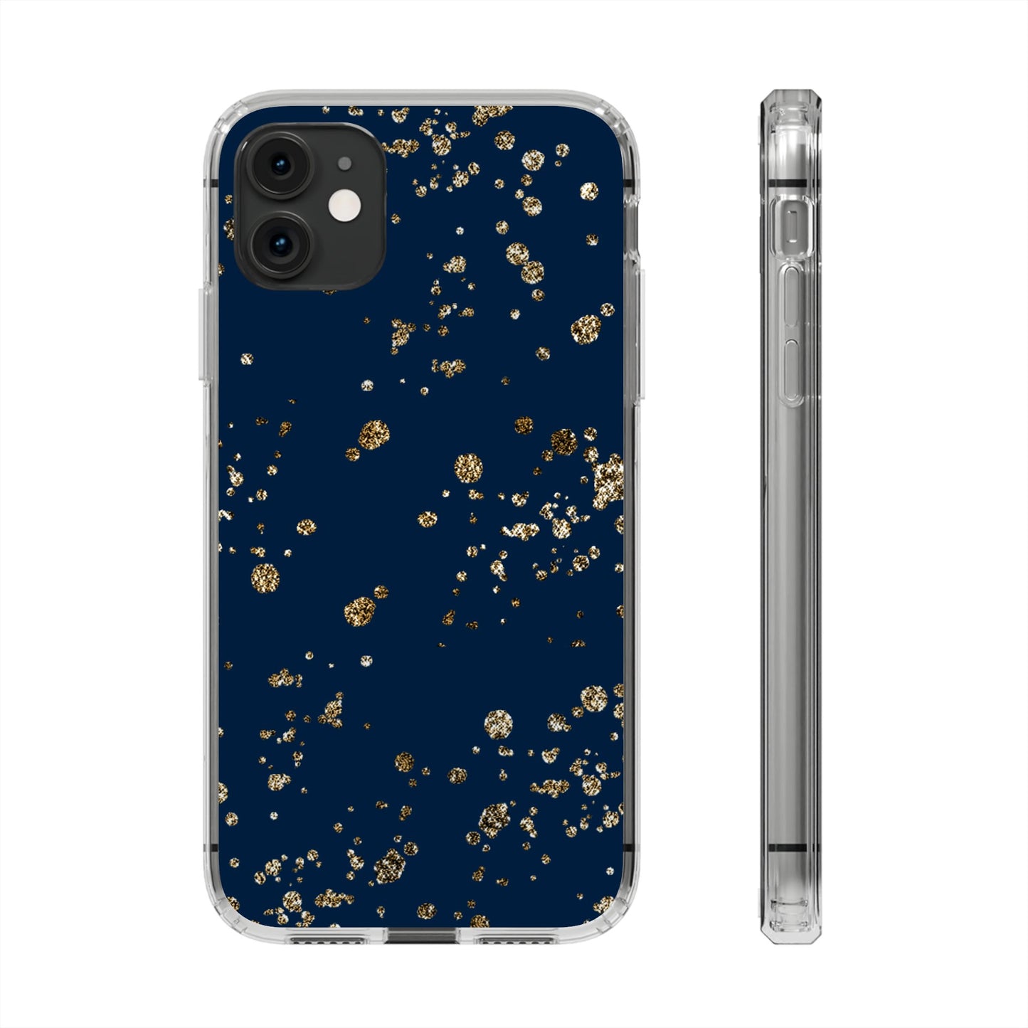 Elegant Glitter Clear Phone Case