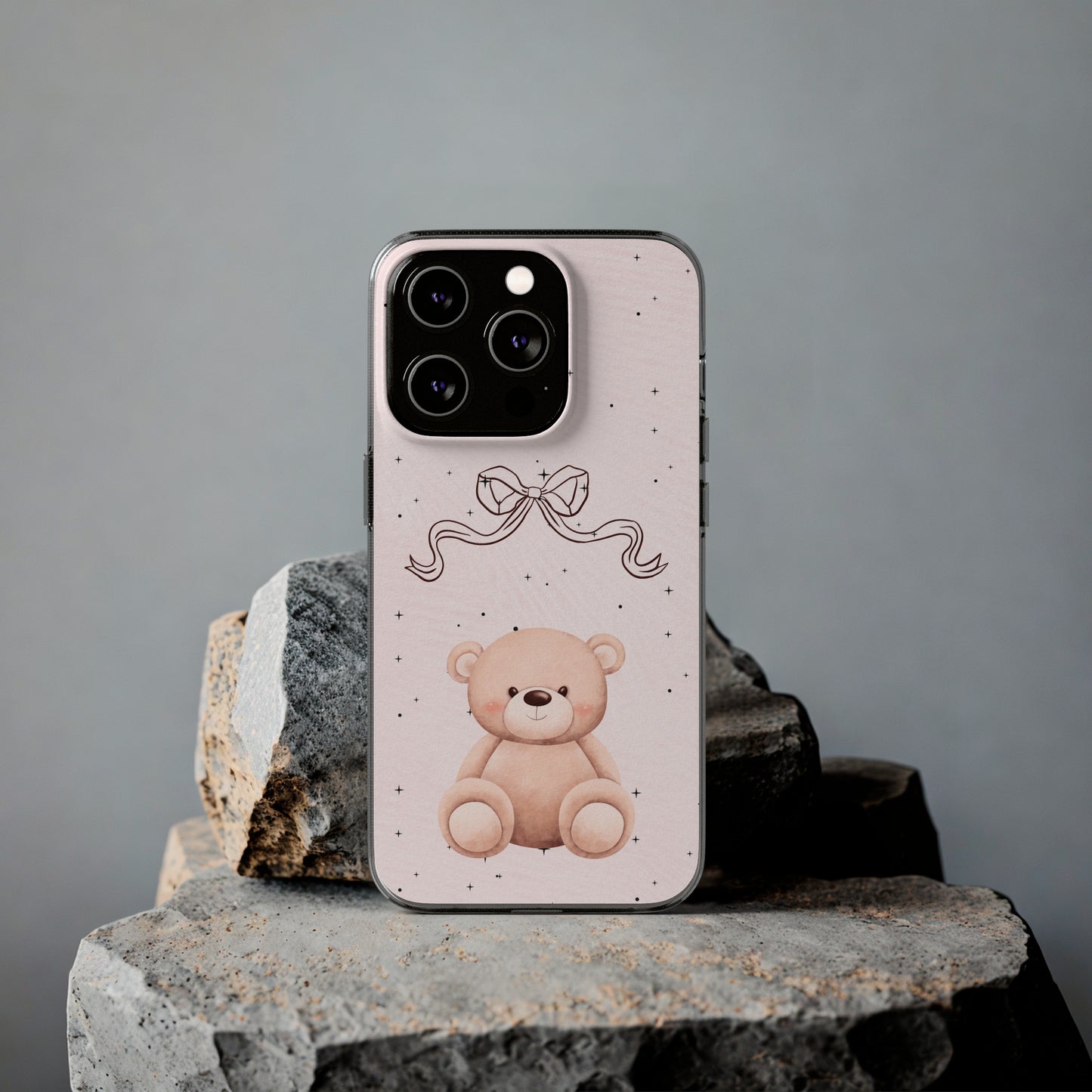 Cute Bear and Bow Phone Case