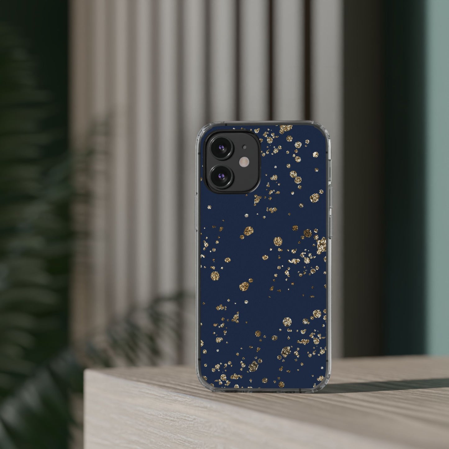 Elegant Glitter Clear Phone Case