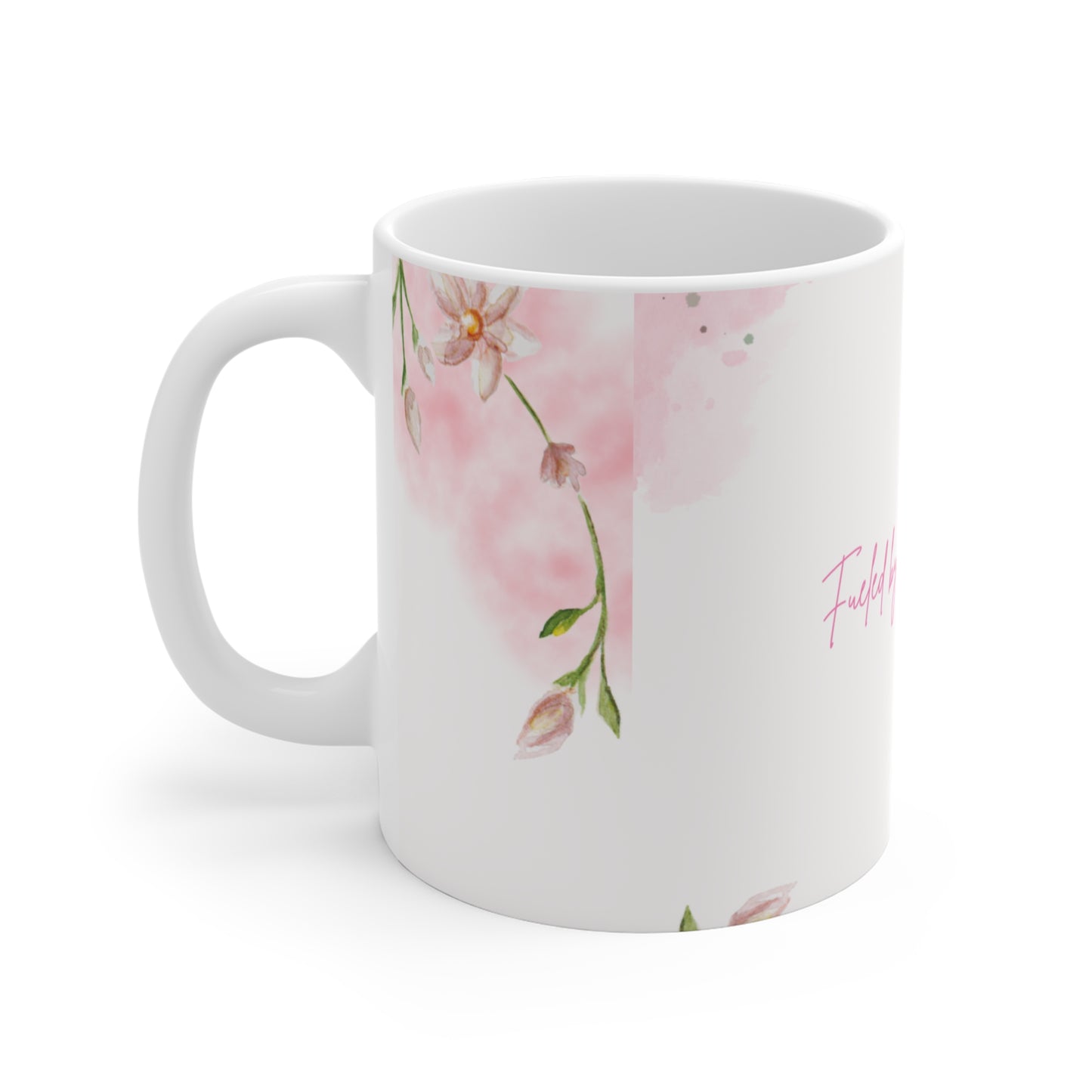 Pink Floral Mug