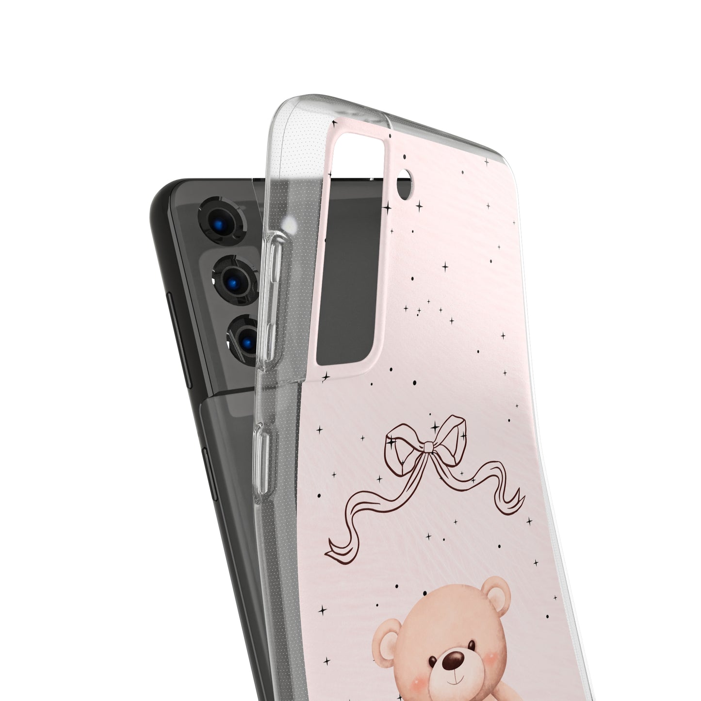 Cute Bear and Bow Phone Case