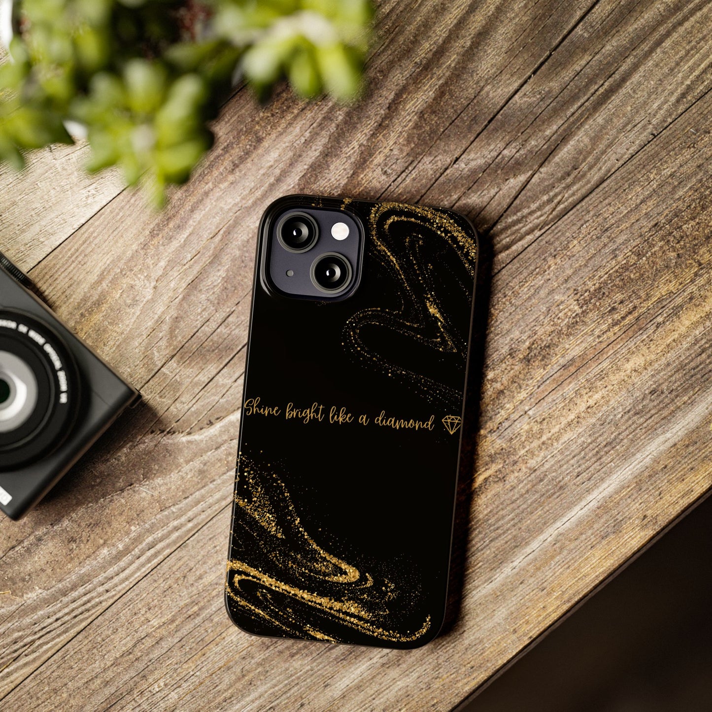 Elegant Glitter Phone Case - "Shine Bright Like a Diamond" Design