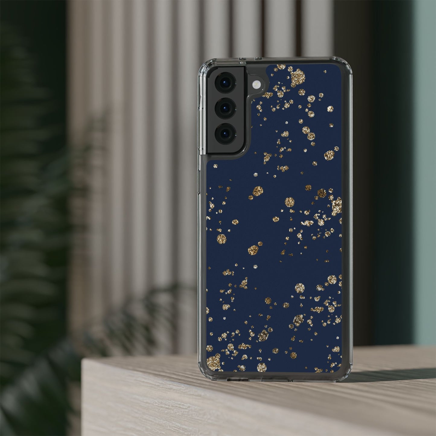 Elegant Glitter Clear Phone Case