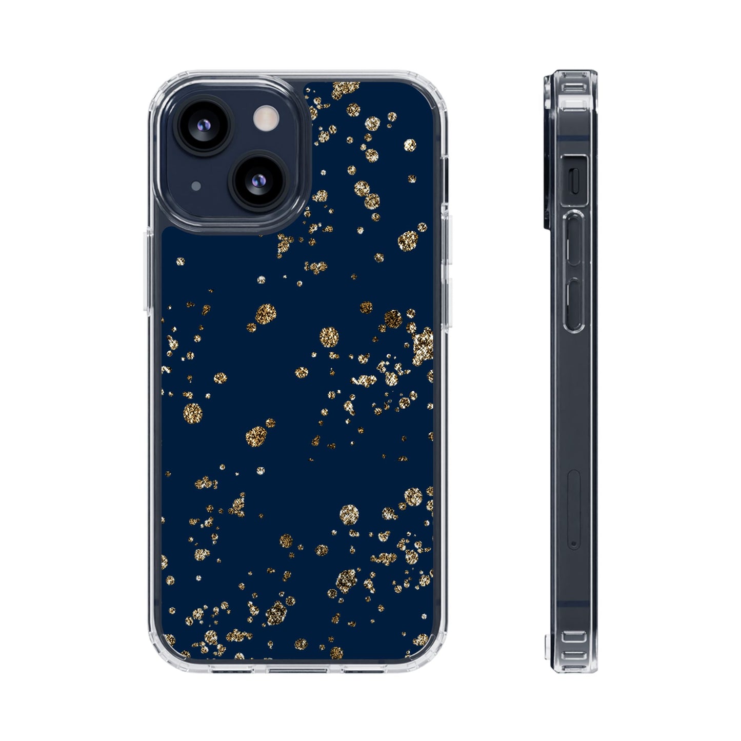 Elegant Glitter Clear Phone Case
