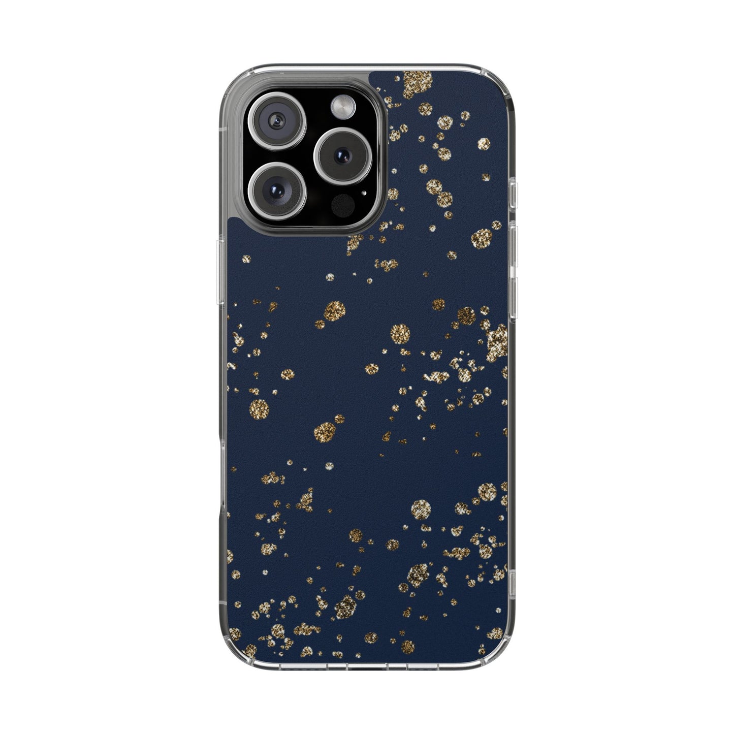 Elegant Glitter Clear Phone Case