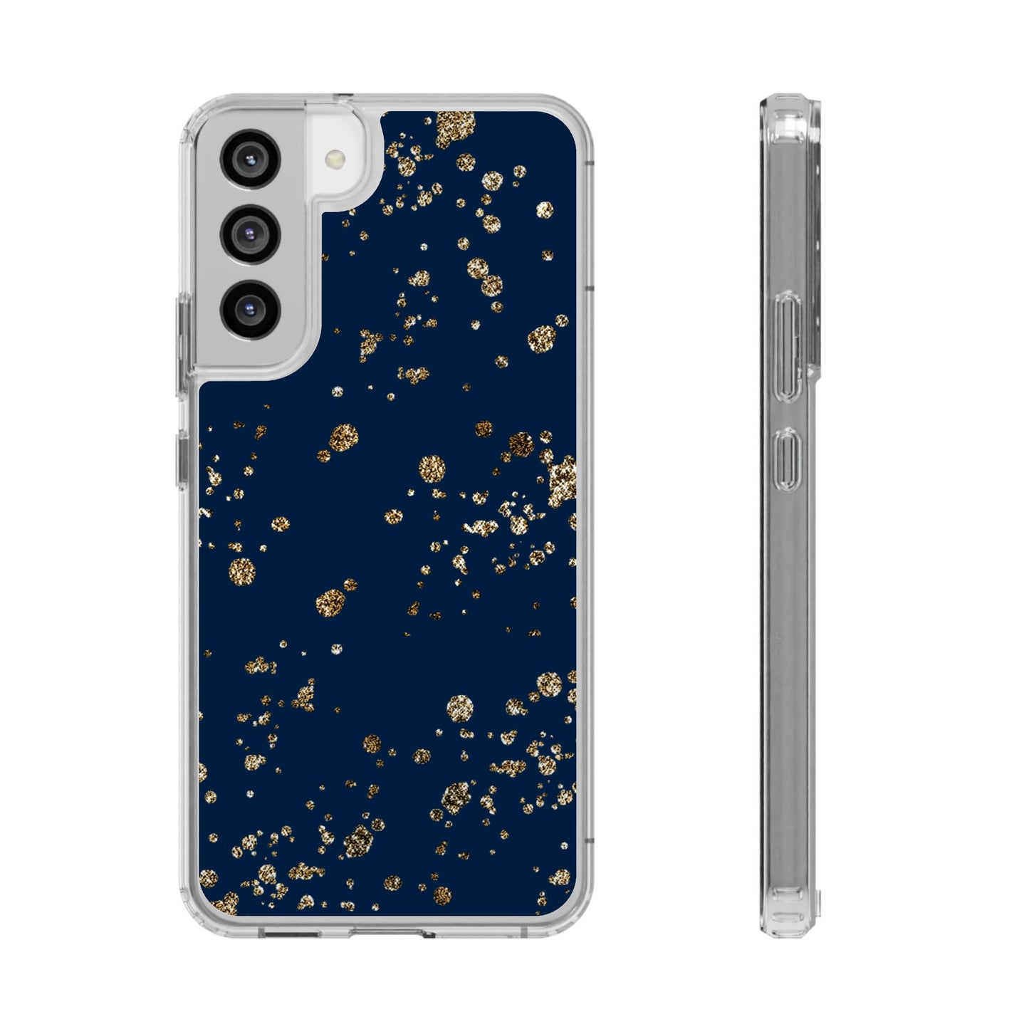 Elegant Glitter Clear Phone Case