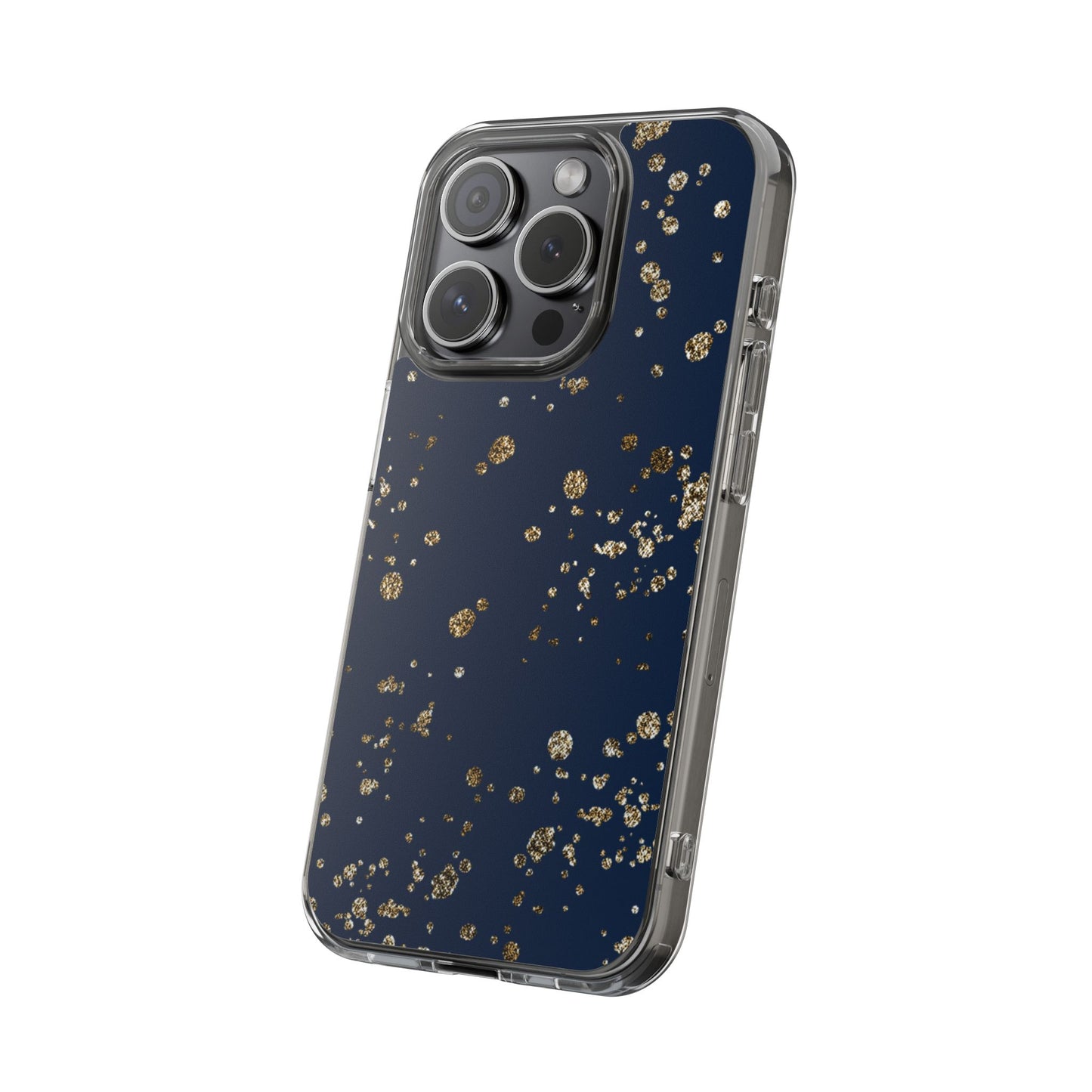 Elegant Glitter Clear Phone Case