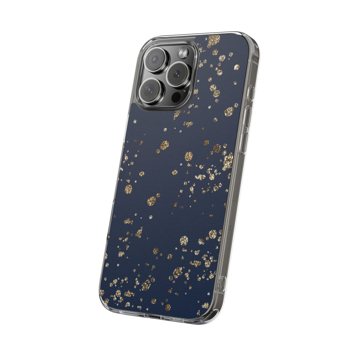 Elegant Glitter Clear Phone Case