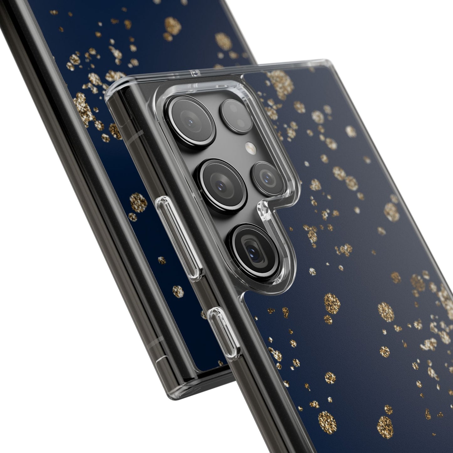 Elegant Glitter Clear Phone Case