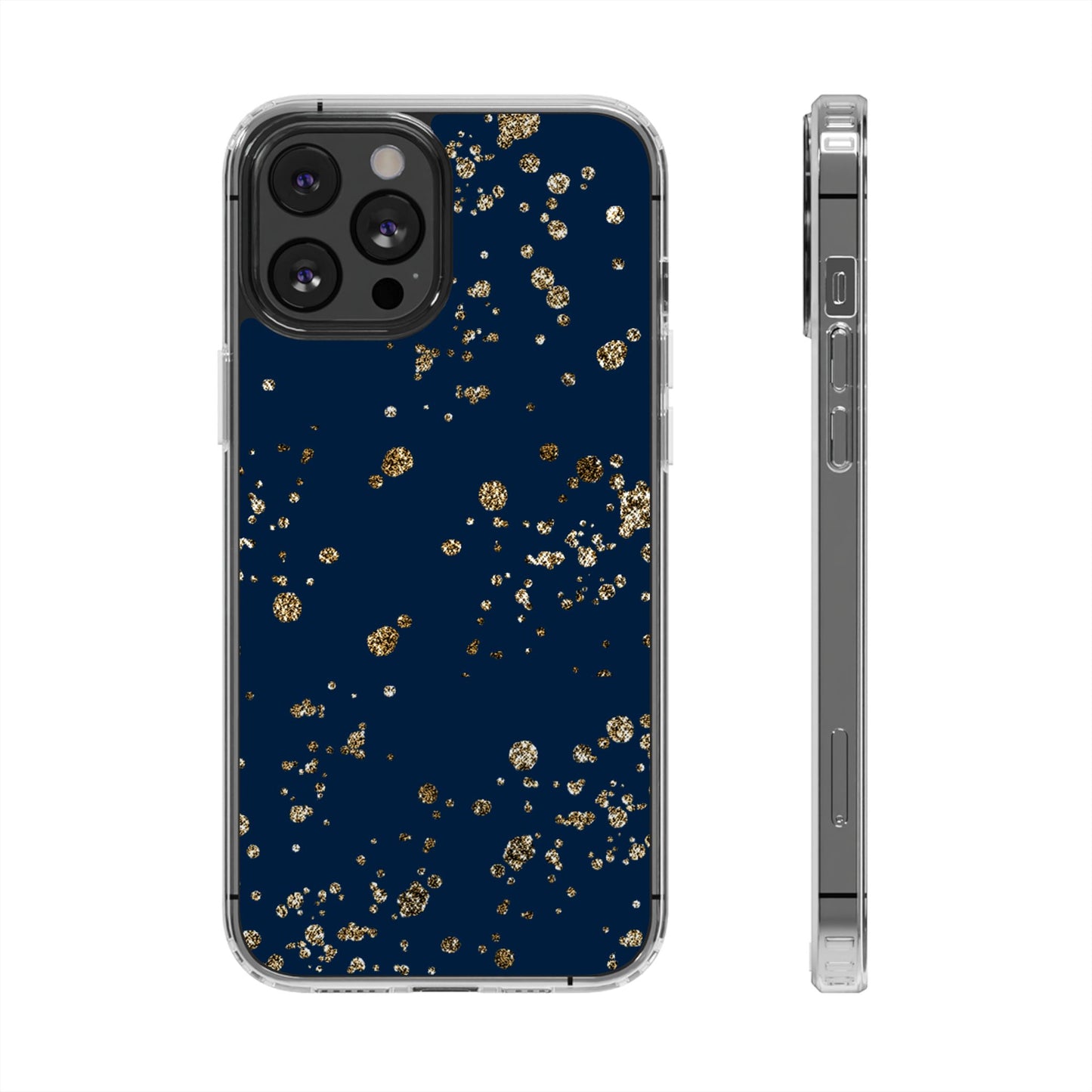 Elegant Glitter Clear Phone Case