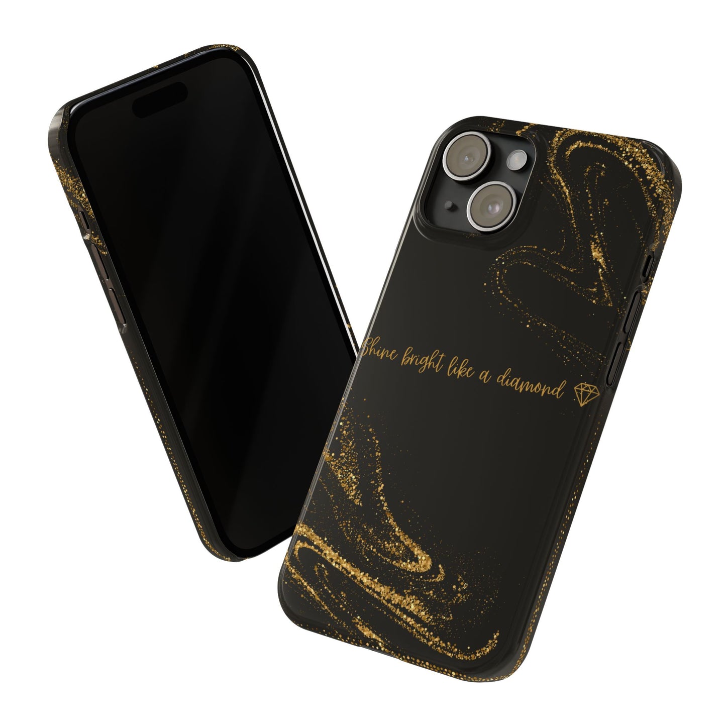 Elegant Glitter Phone Case - "Shine Bright Like a Diamond" Design