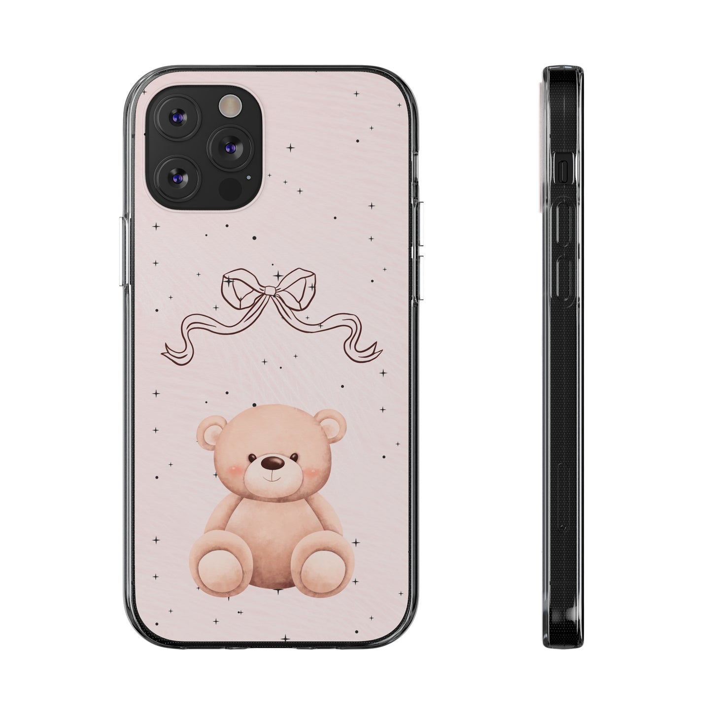 Cute Bear and Bow Phone Case