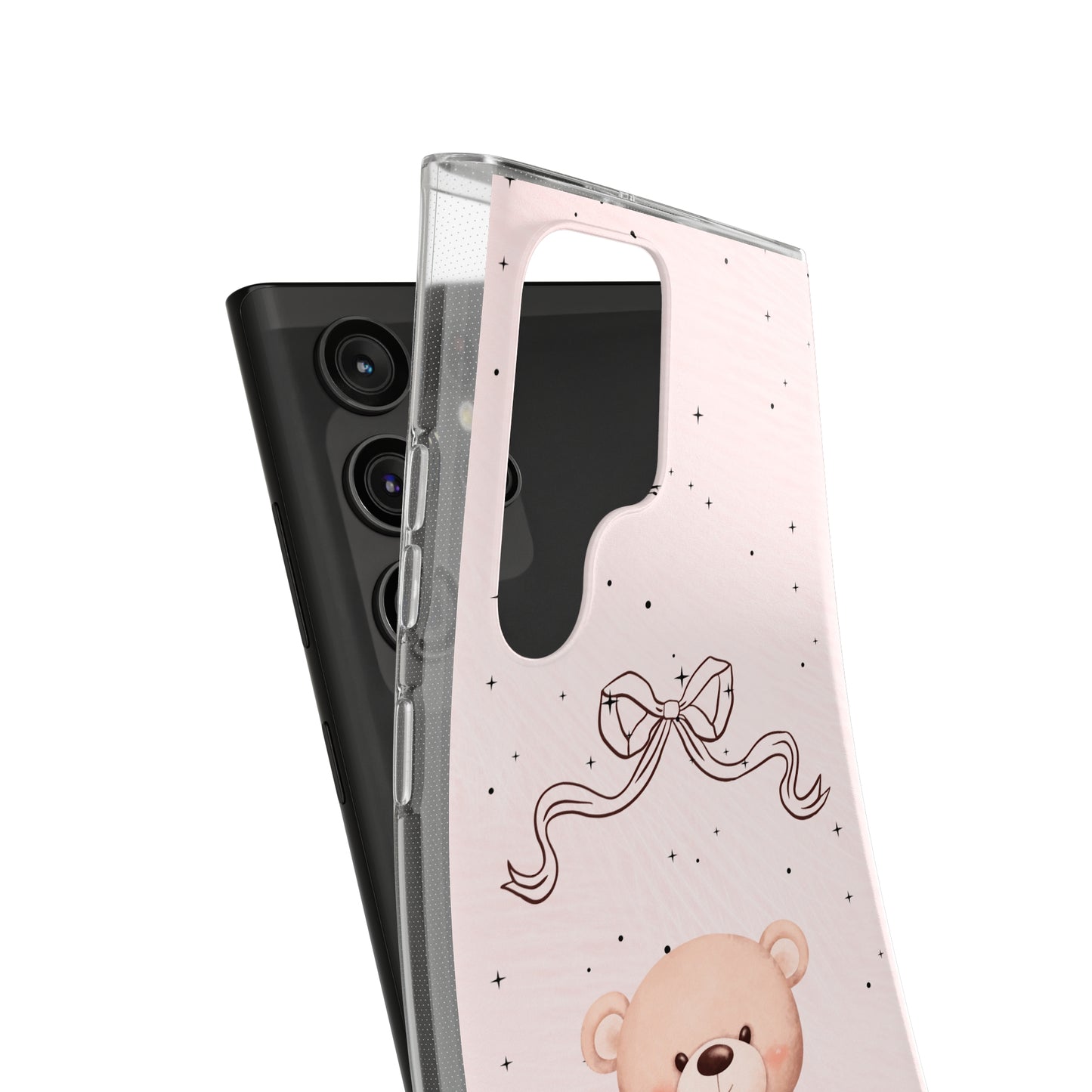 Cute Bear and Bow Phone Case