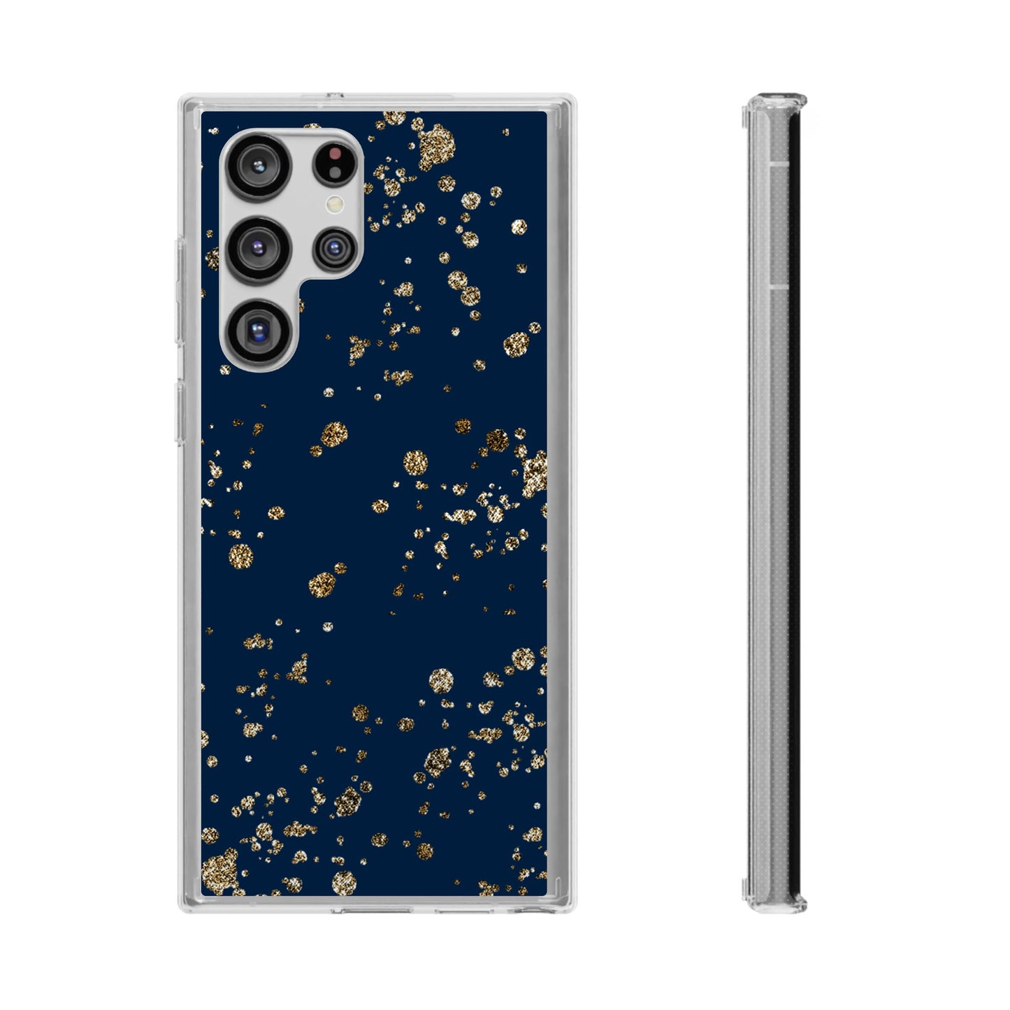 Elegant Glitter Clear Phone Case