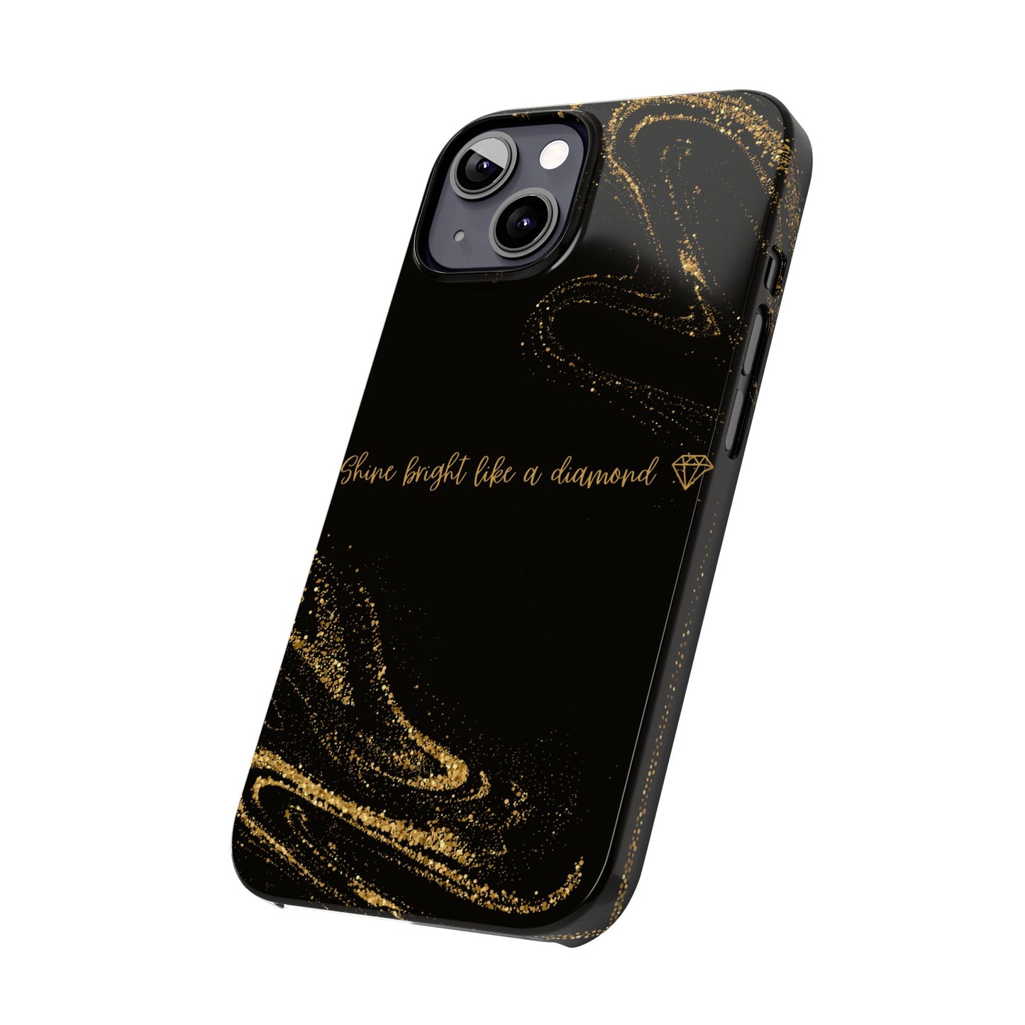 Elegant Glitter Phone Case - "Shine Bright Like a Diamond" Design