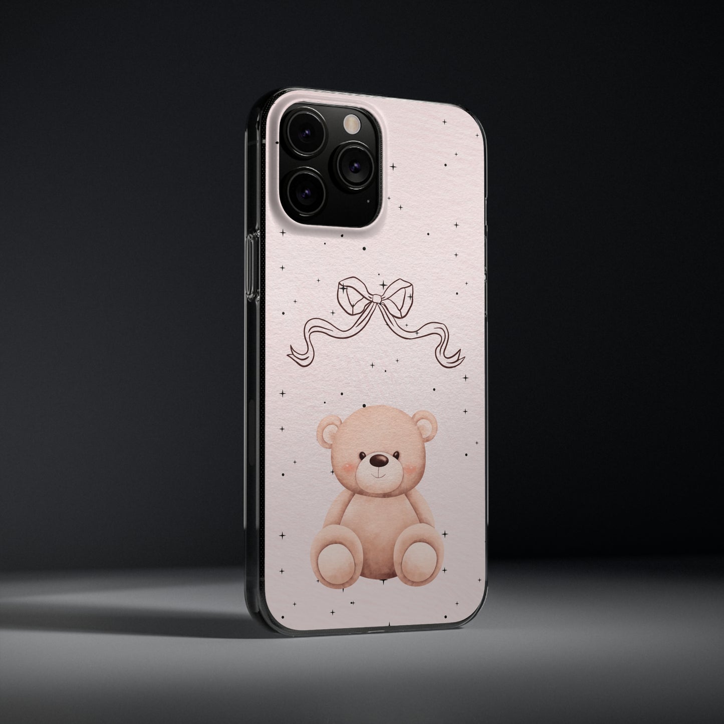 Cute Bear and Bow Phone Case