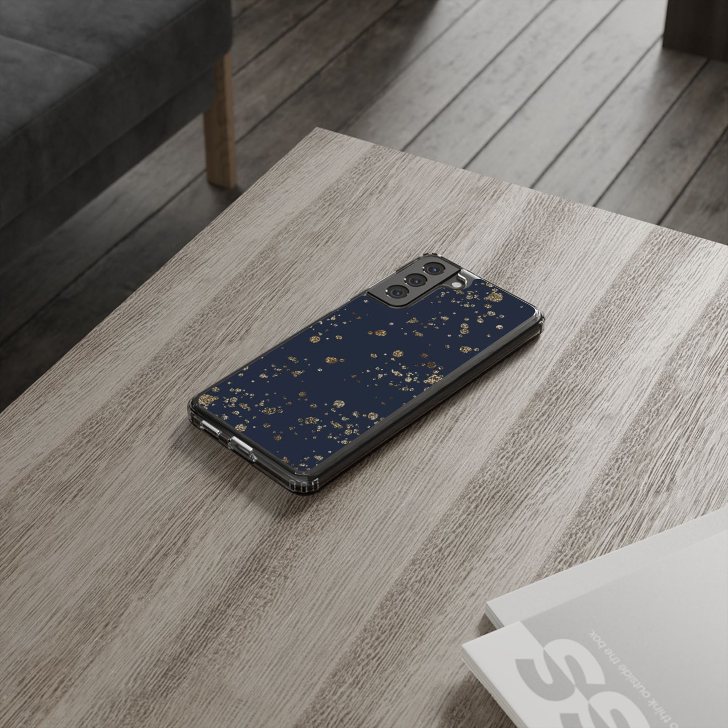 Elegant Glitter Clear Phone Case
